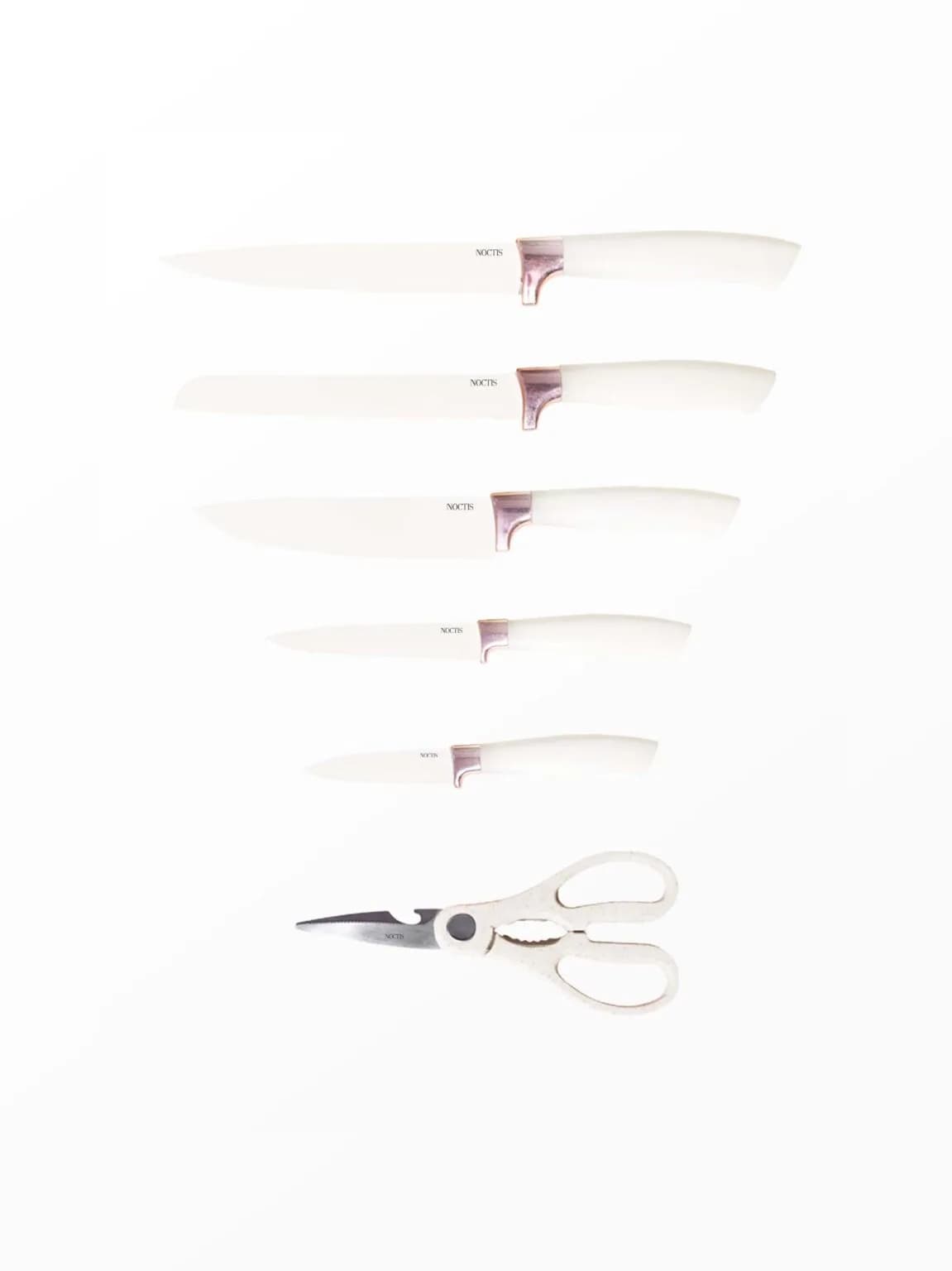 19-delige keukenset Nude — messen