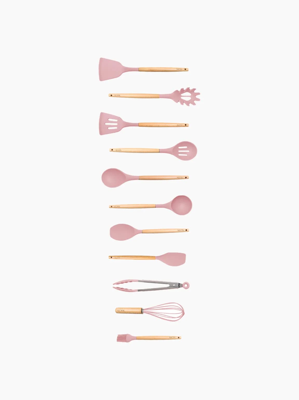 19-delige keukenset Roze — pollepels